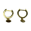 Earrings Hoop By Clothes Mentor In Gold