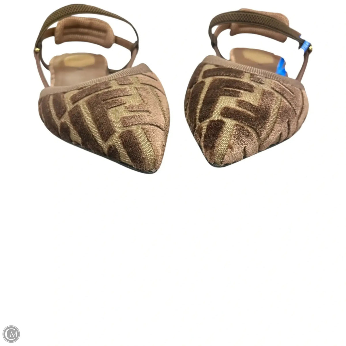 Shoes Luxury Designer By Fendi In Taupe, Size: 8.5
