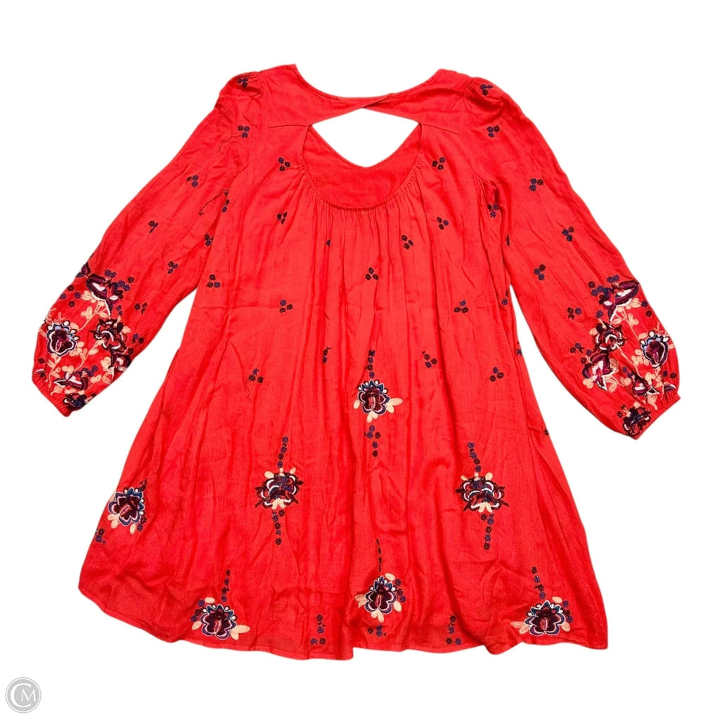 Dress Casual Short By Free People In Red, Size: Xs