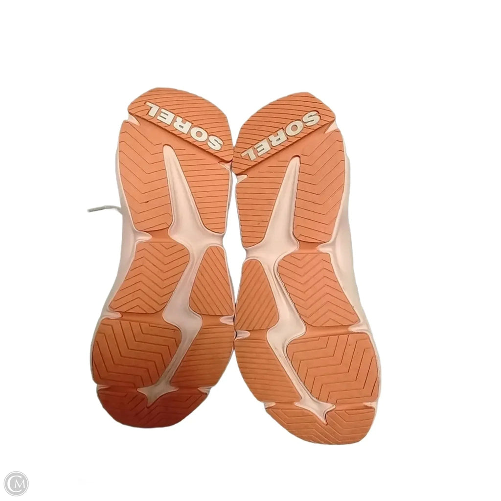Shoes Athletic By Sorel In Pink & White, Size: 6