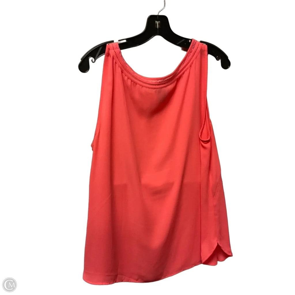 Top Sleeveless Basic By Ann Taylor In Pink, Size: Xl