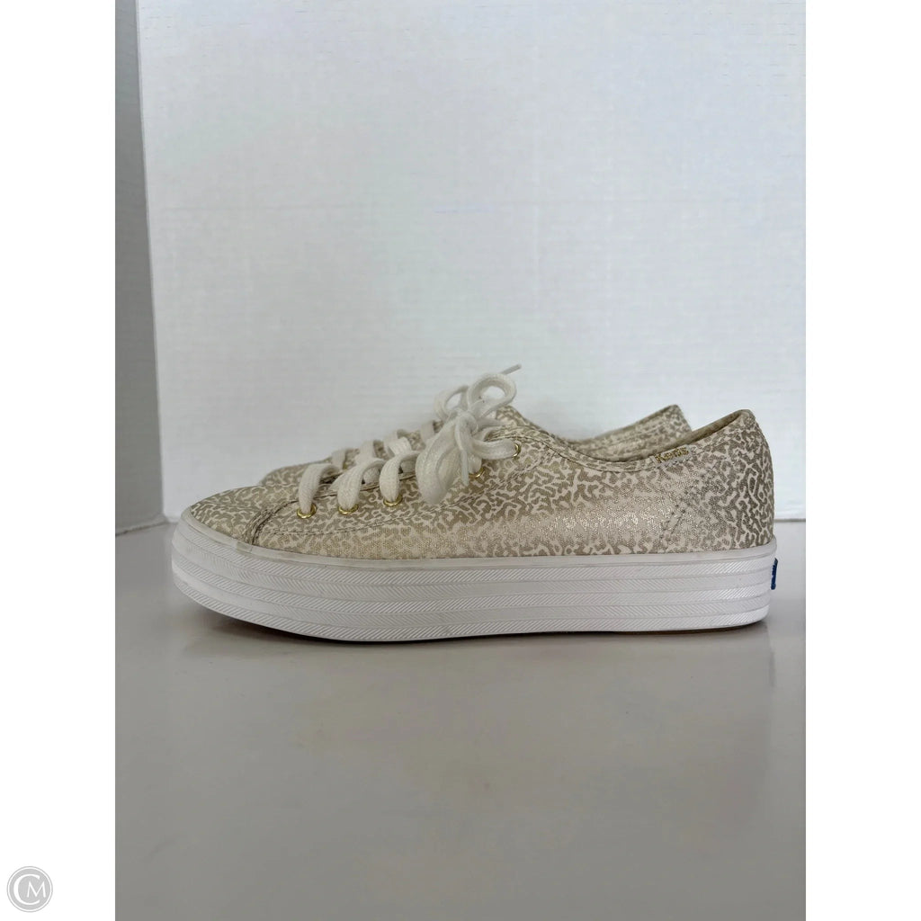 Shoes Sneakers By Keds In Gold, Size: 7.5