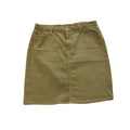 Skirt Mini & Short By 7 For All Mankind In Green, Size:12