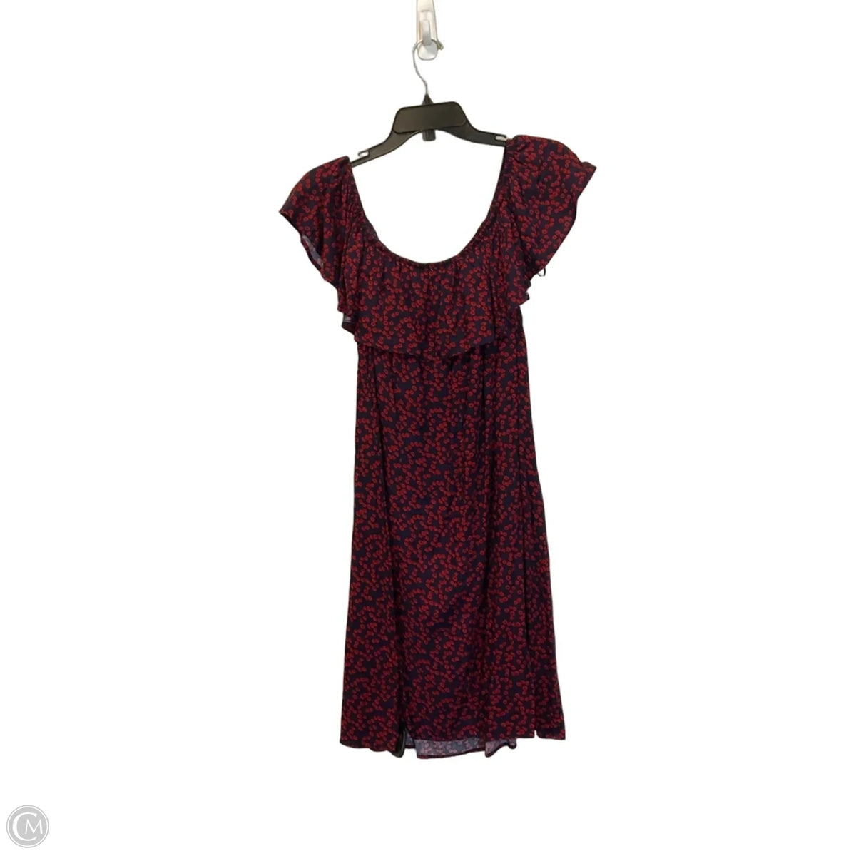 Dress Casual Midi By Sandra Darren In Floral Print, Size: Xl
