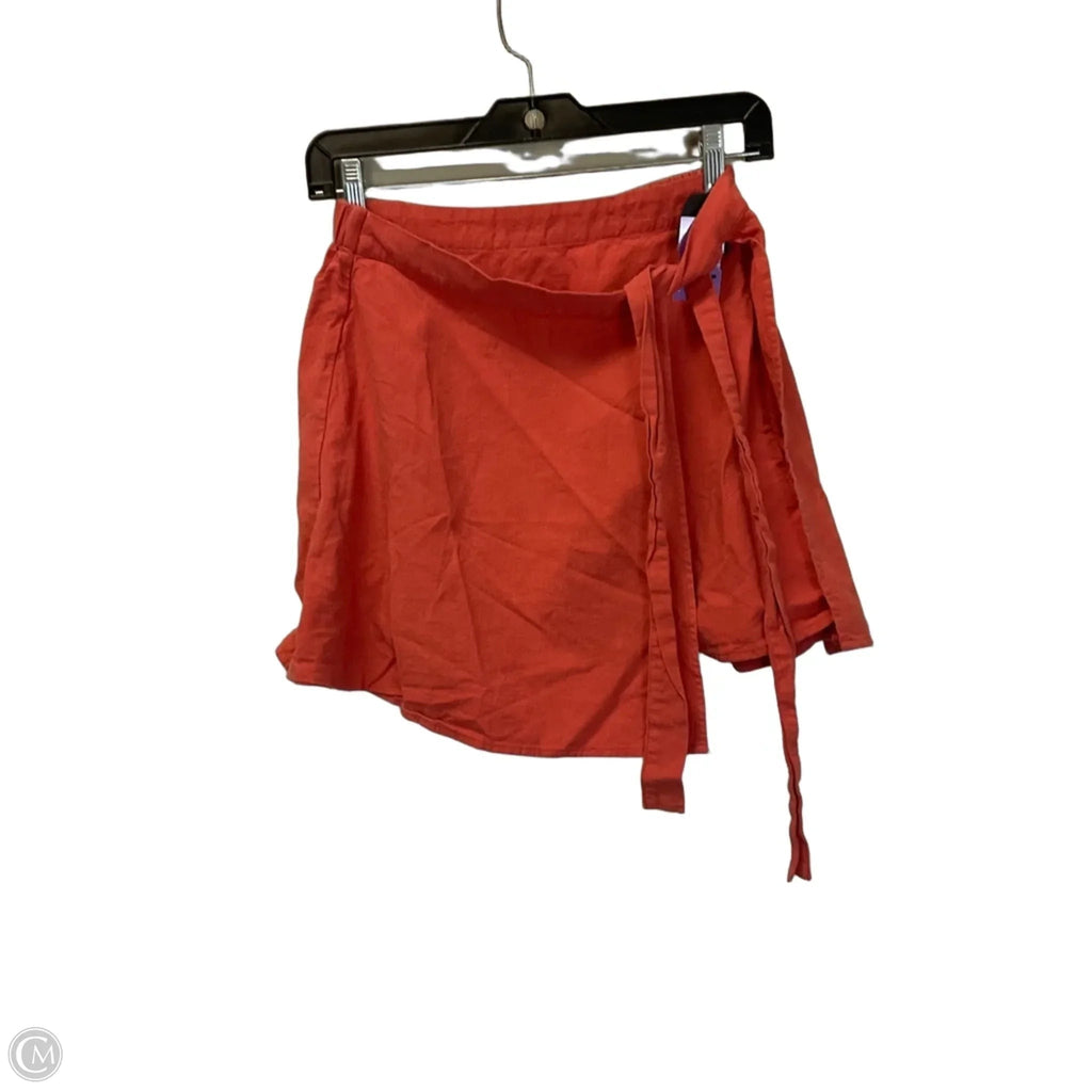 Skirt Mini & Short By A New Day In Orange, Size: Xs