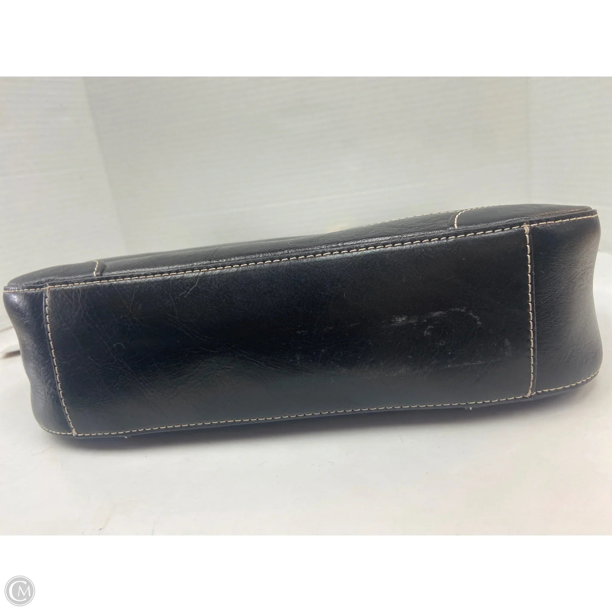 Handbag Leather By Etienne Aigner, Size: Medium
