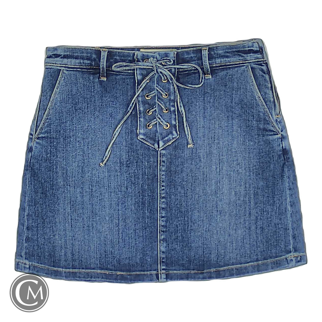 Skirt Mini & Short By Vince Camuto In Blue Denim, Size: 8