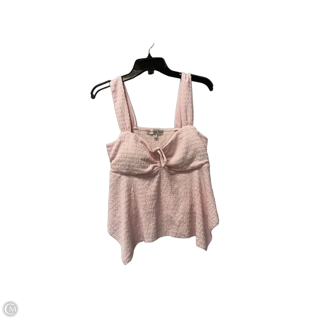 Top Sleeveless By Madden Girl In Pink, Size: Xl