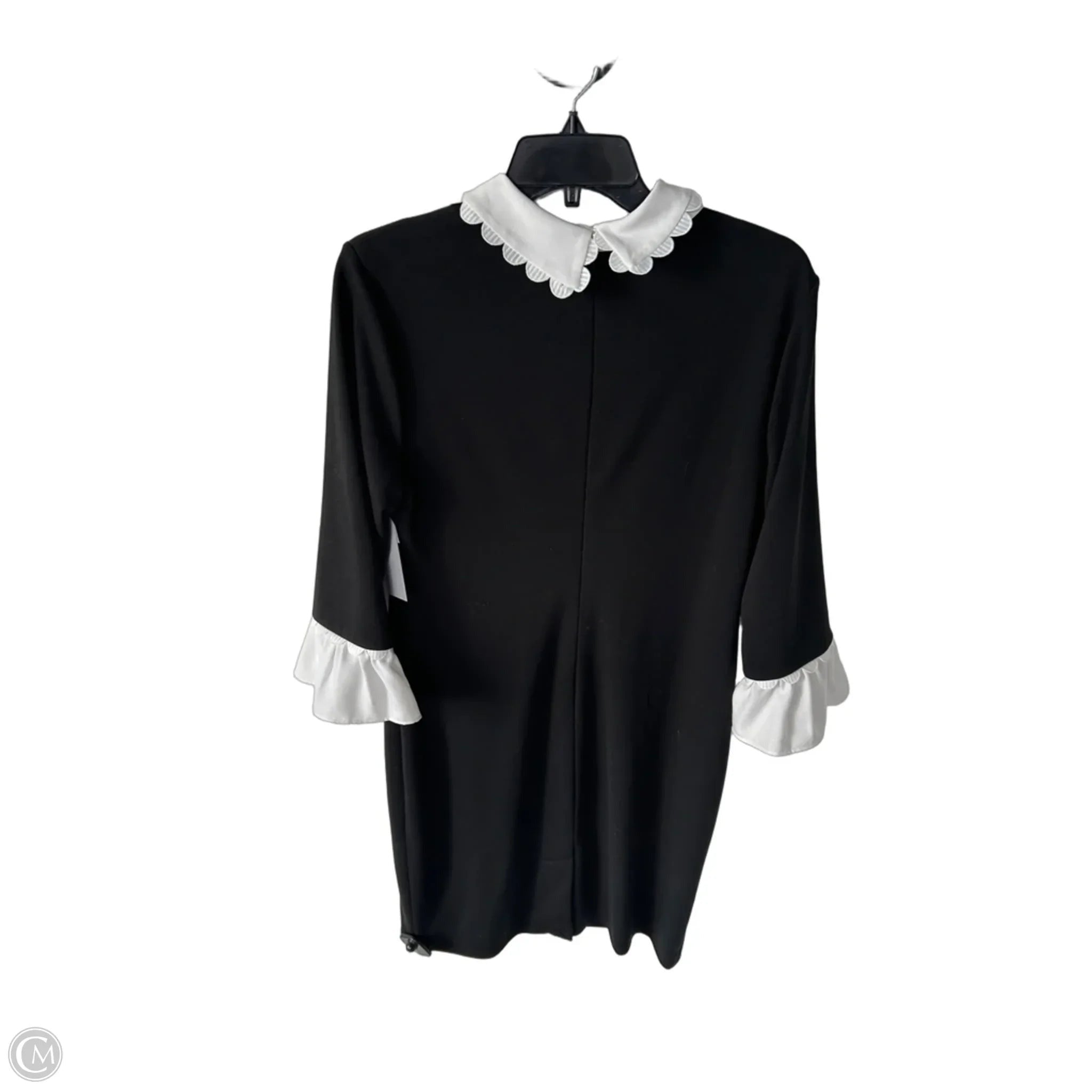 Dress Designer By Karl Lagerfeld In Black & White, Size: M