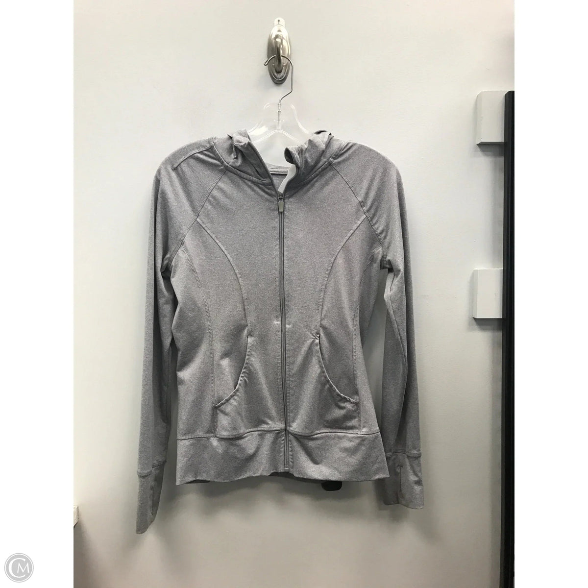 Athletic Jacket By 90 Degrees By Reflex In Grey, Size: S
