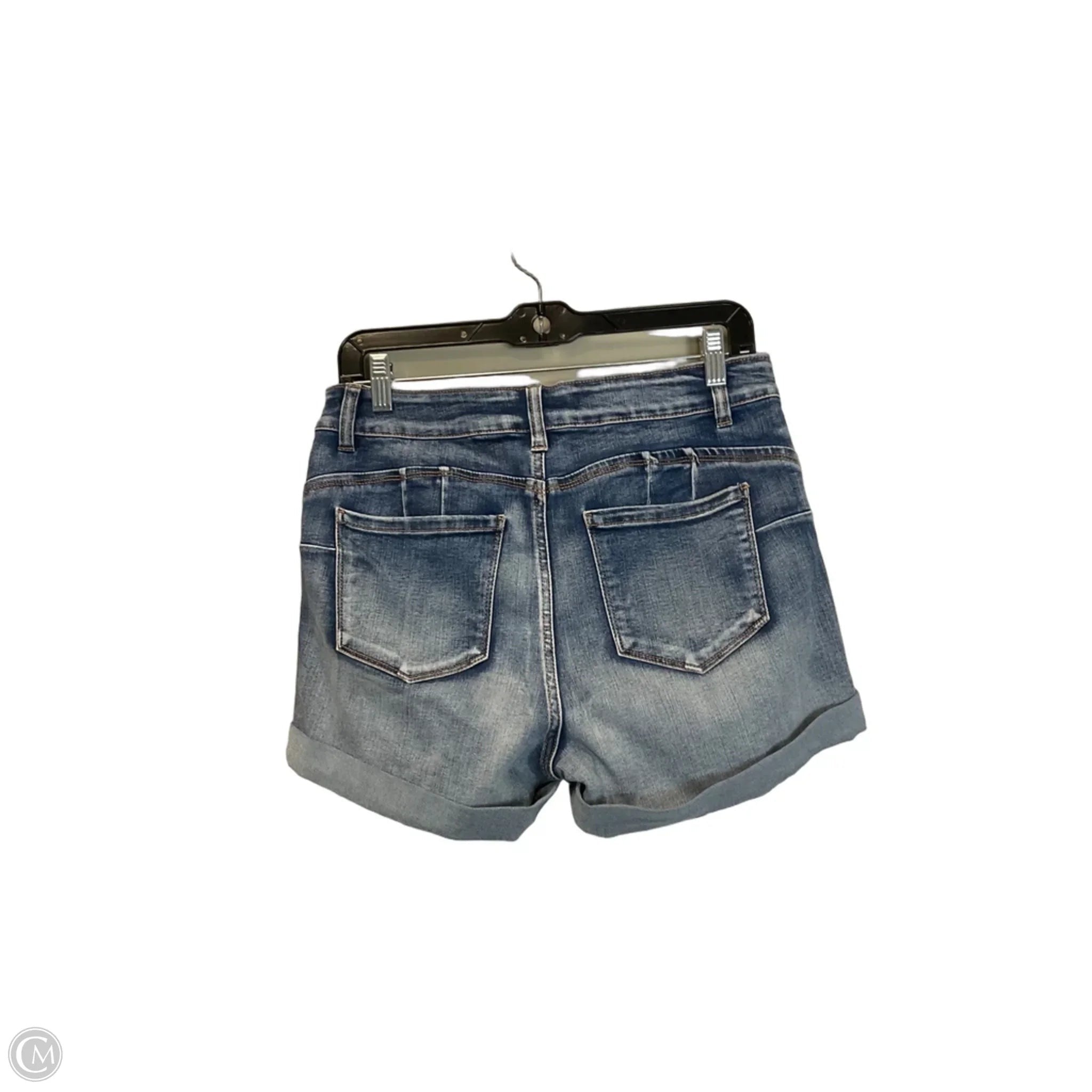Shorts By Wax Jean In Blue Denim, Size: L