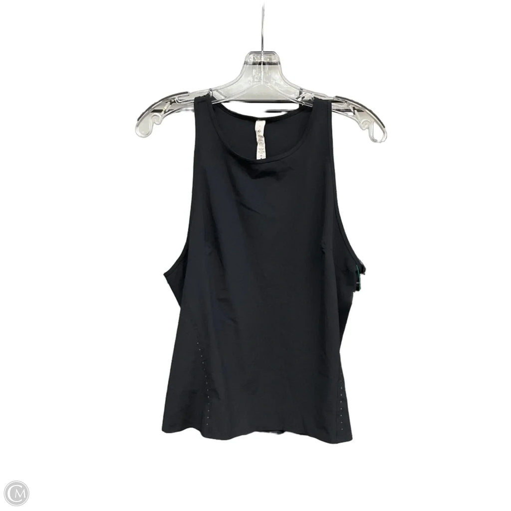 Athletic Tank Top By Lululemon In Black, Size: 8
