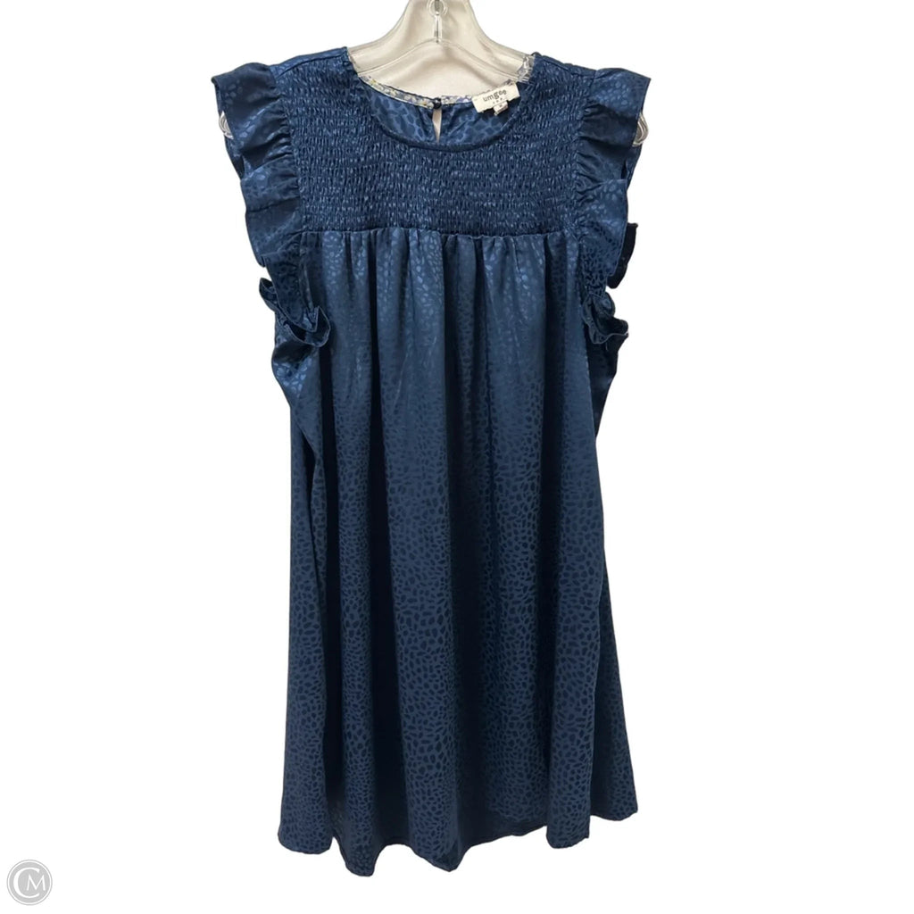 Dress Casual Short By Umgee In Blue, Size: M