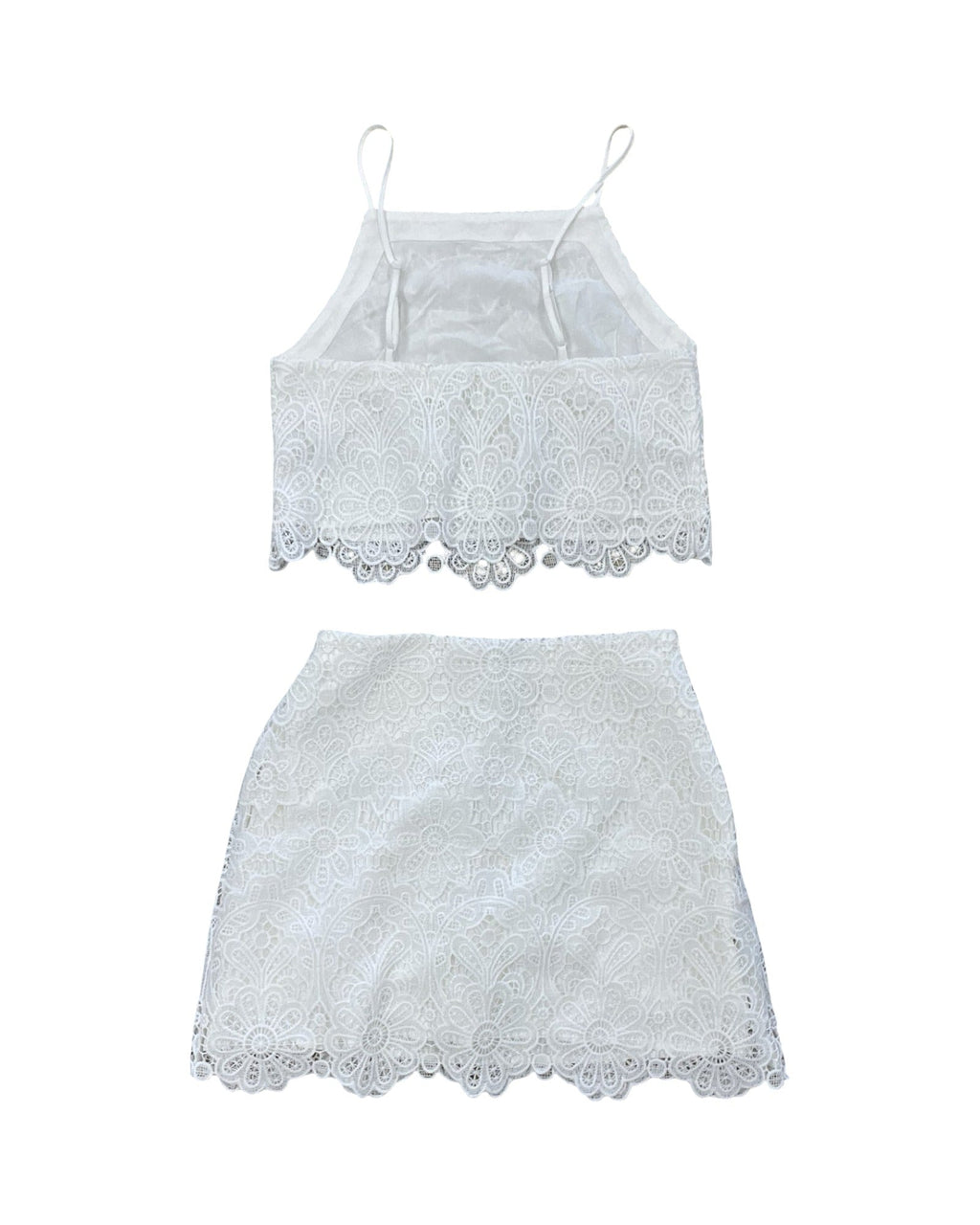 Skirt Set 2Pc By Abercrombie And Fitch In White, Size:Xs