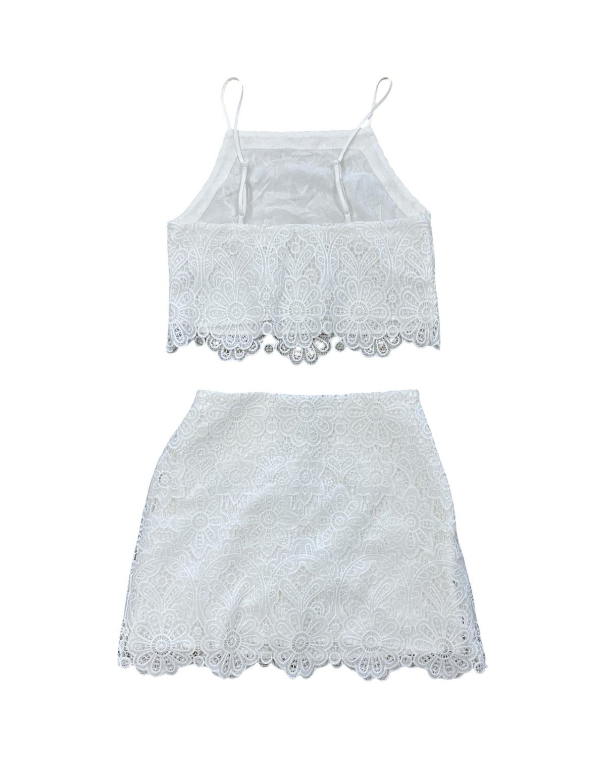 Skirt Set 2Pc By Abercrombie And Fitch In White, Size:Xs