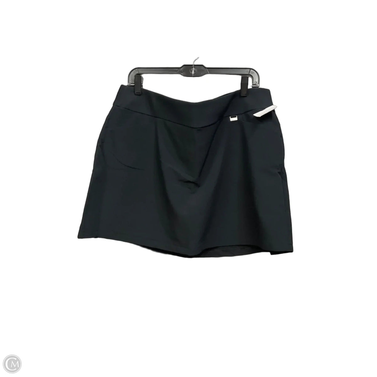 Athletic Skort By Greg Norman In Black, Size: Xl