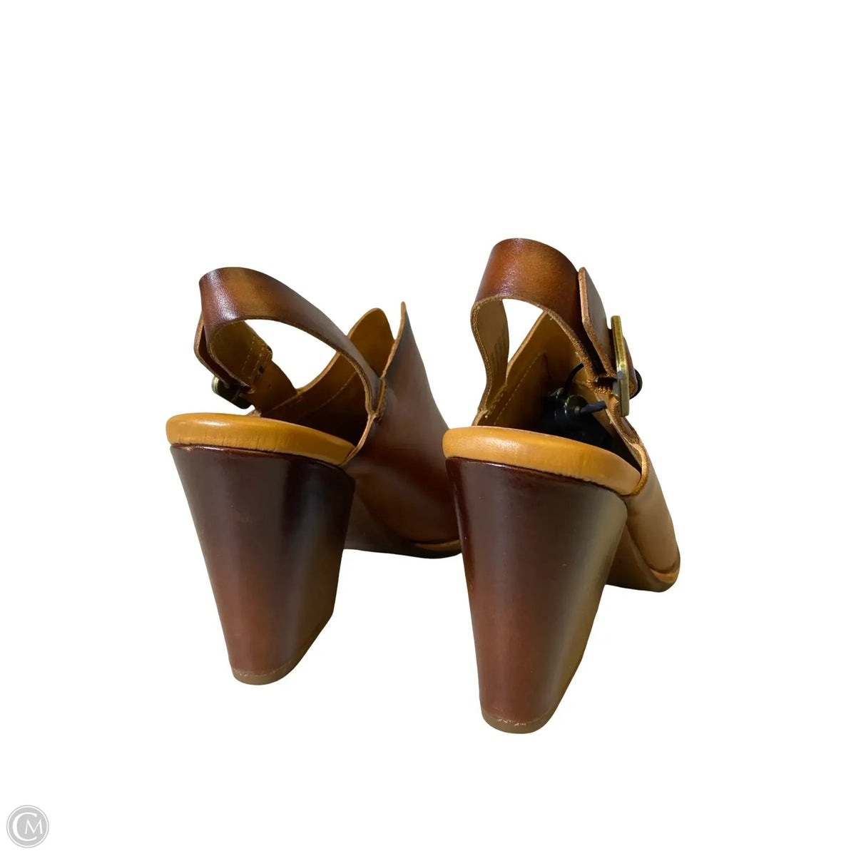 Shoes Heels Block By Kork Ease In Brown, Size: 7