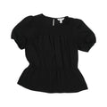 Blouse Ss By Nine West In Black, Size:L