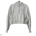 Sweatshirt Hoodie By Lululemon In Grey, Size: S
