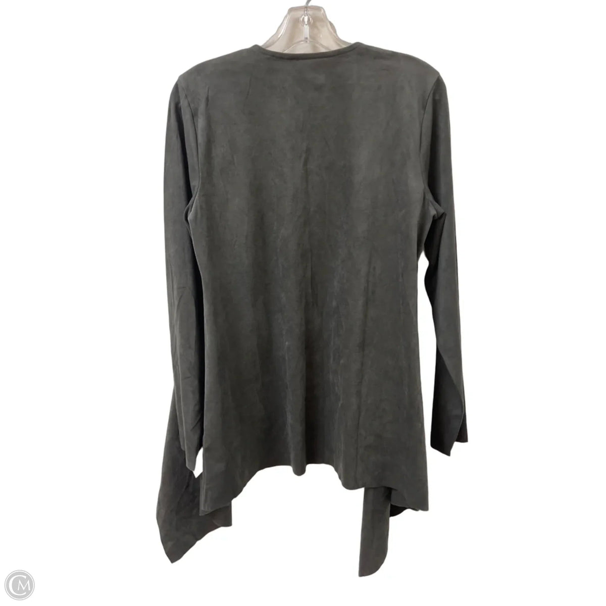 Sweater Cardigan By Soft Surroundings In Grey, Size: Xl