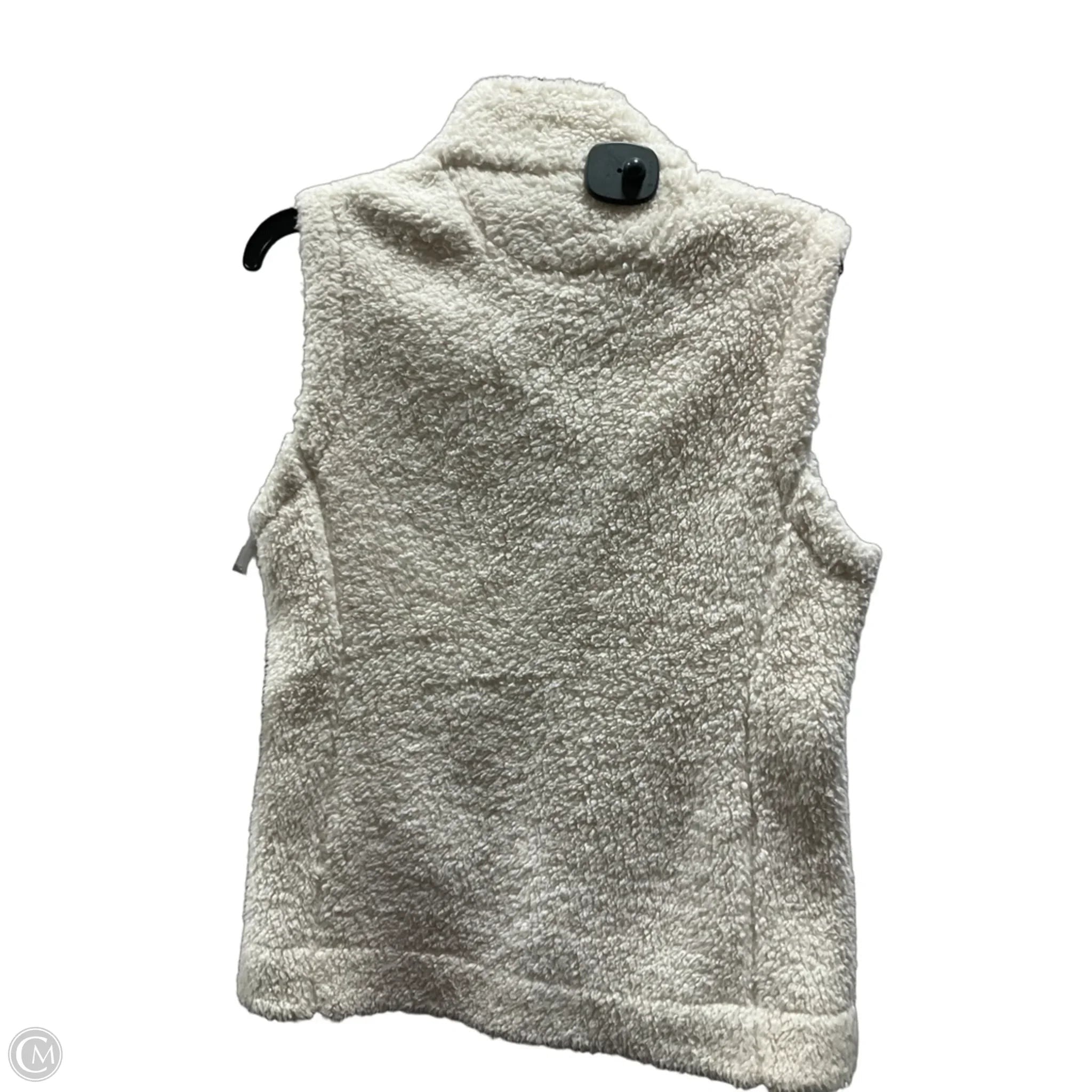 Vest Faux Fur & Sherpa By Calvin Klein In White, Size: S