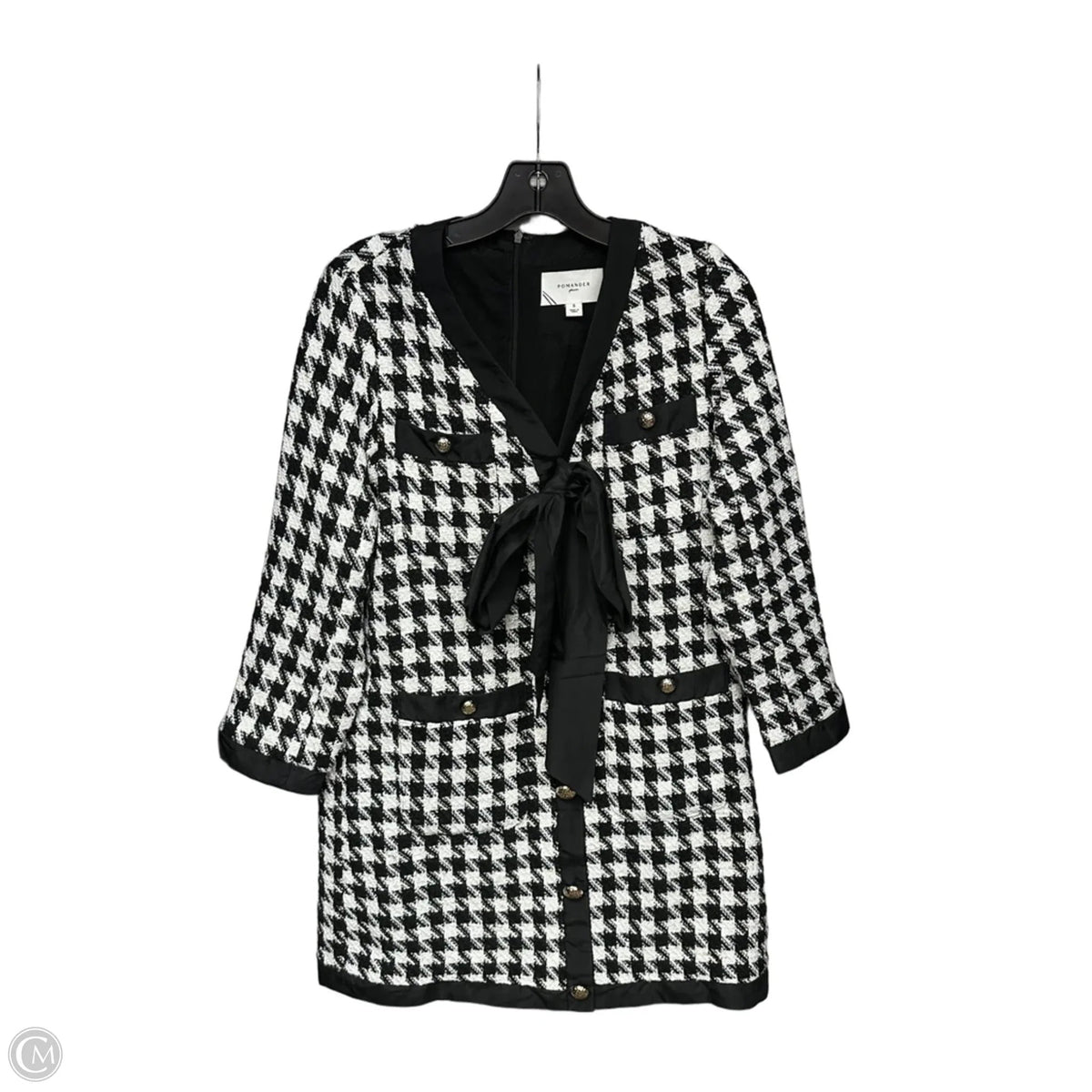 Dress Work By Pomander Place In Black & White, Size: S
