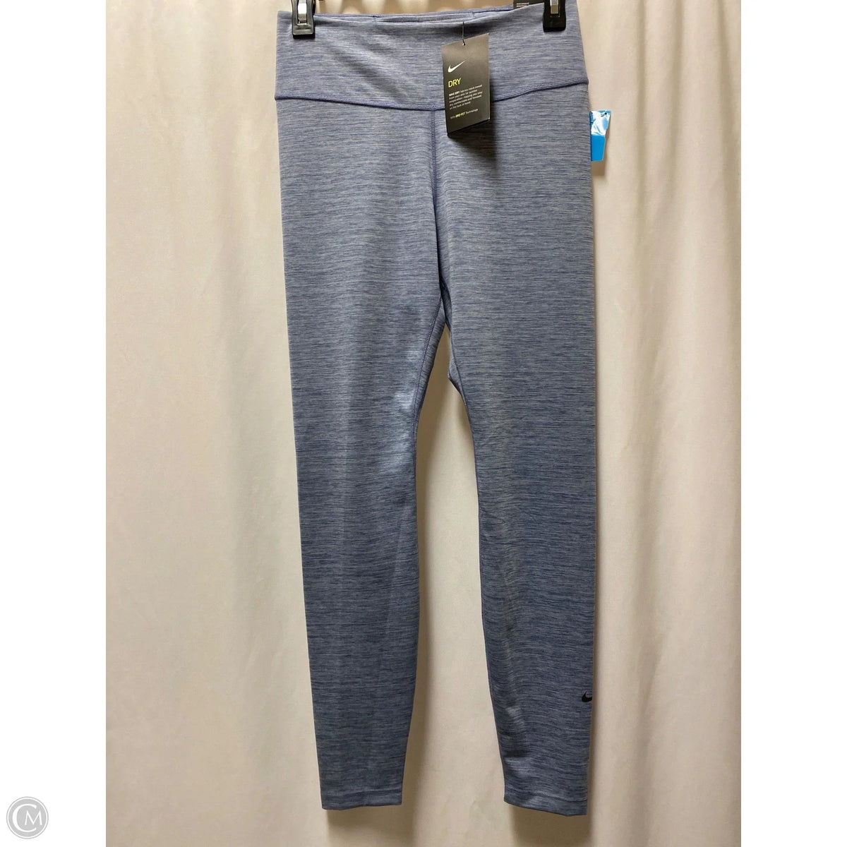 Athletic Leggings By Nike In Blue, Size: M