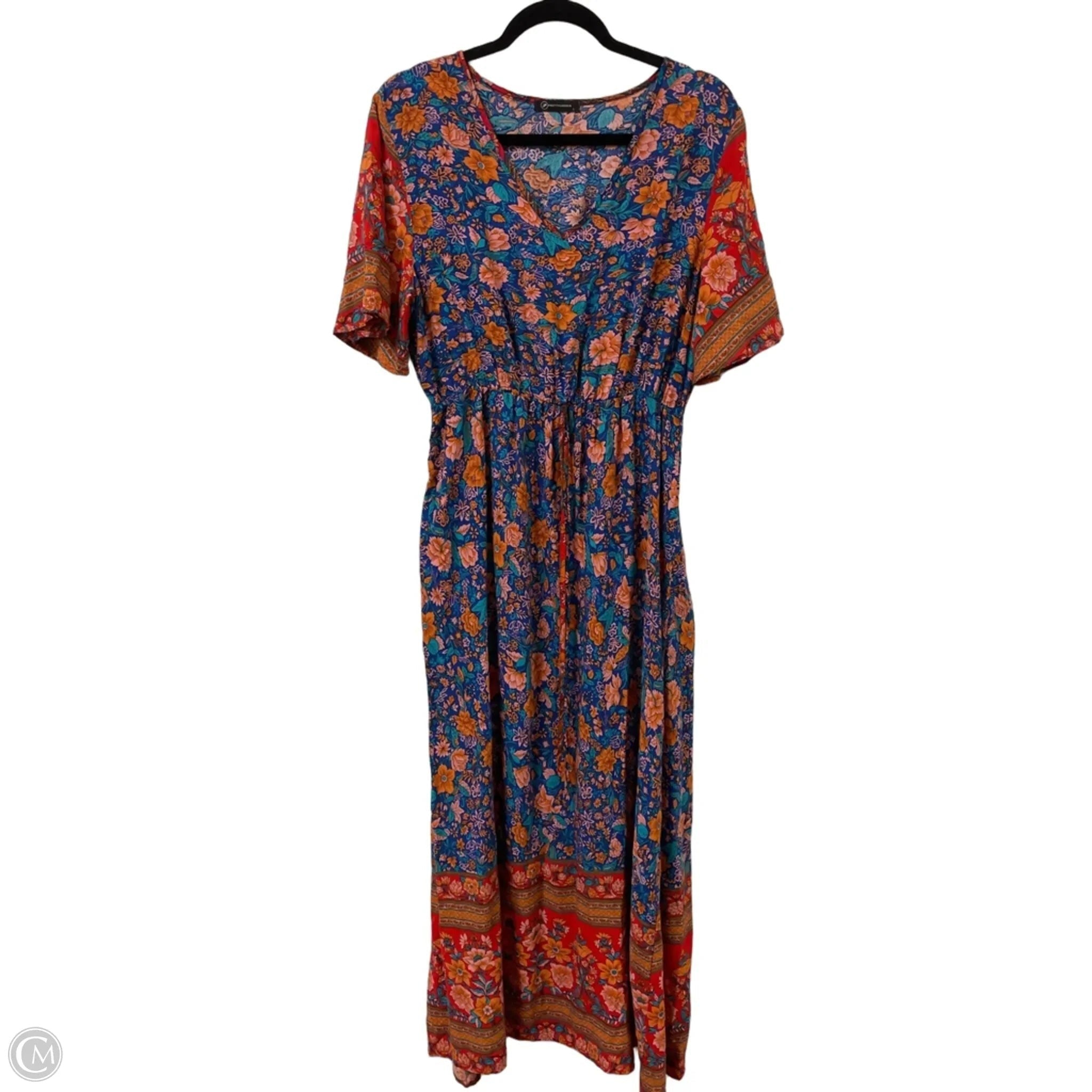 Dress Casual Maxi By Prettygarden In Floral Print, Size: L
