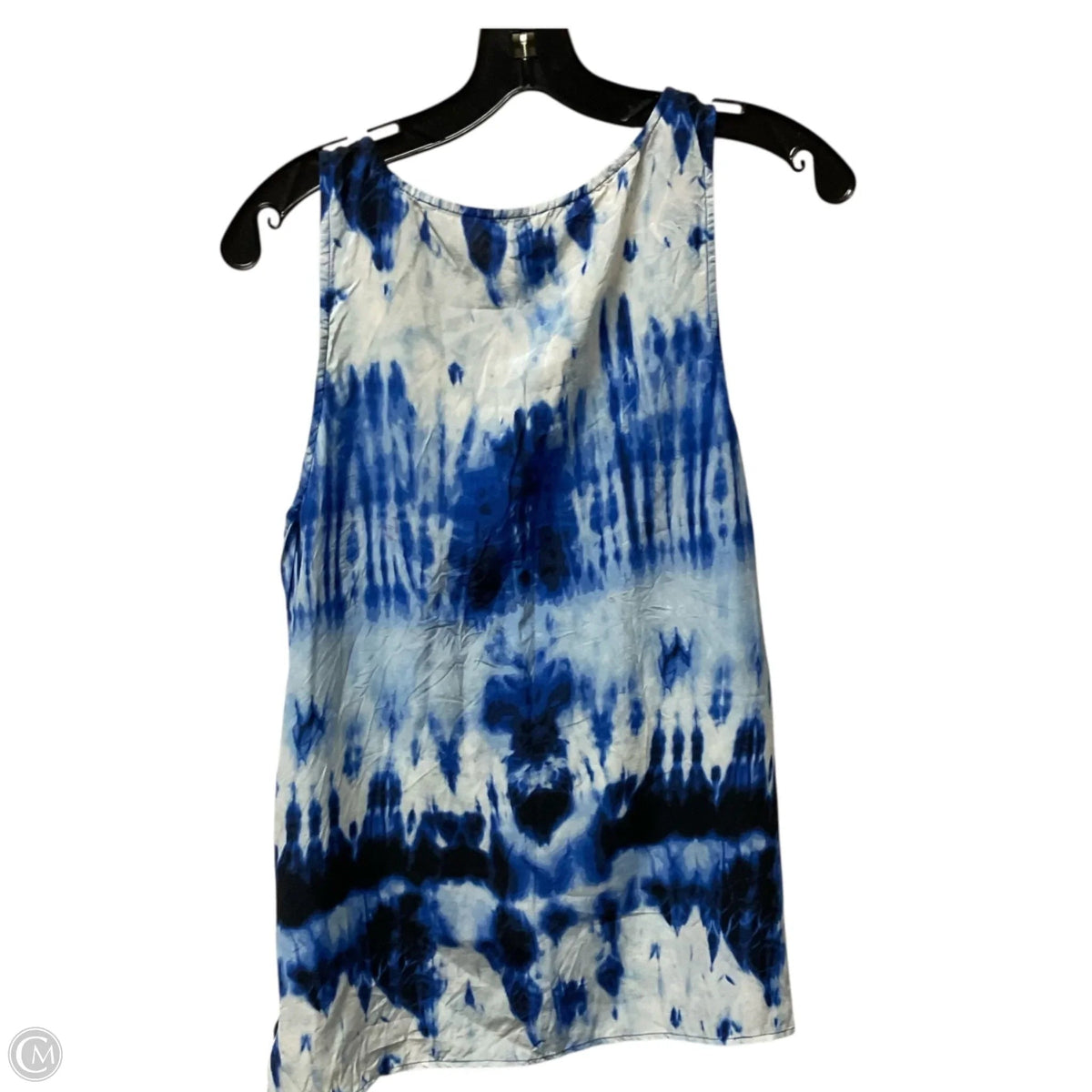 Top Sleeveless Basic By Michael By Michael Kors In Blue & White, Size: M