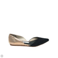 Shoes Flats By Clothes Mentor In Black & Gold, Size: 6