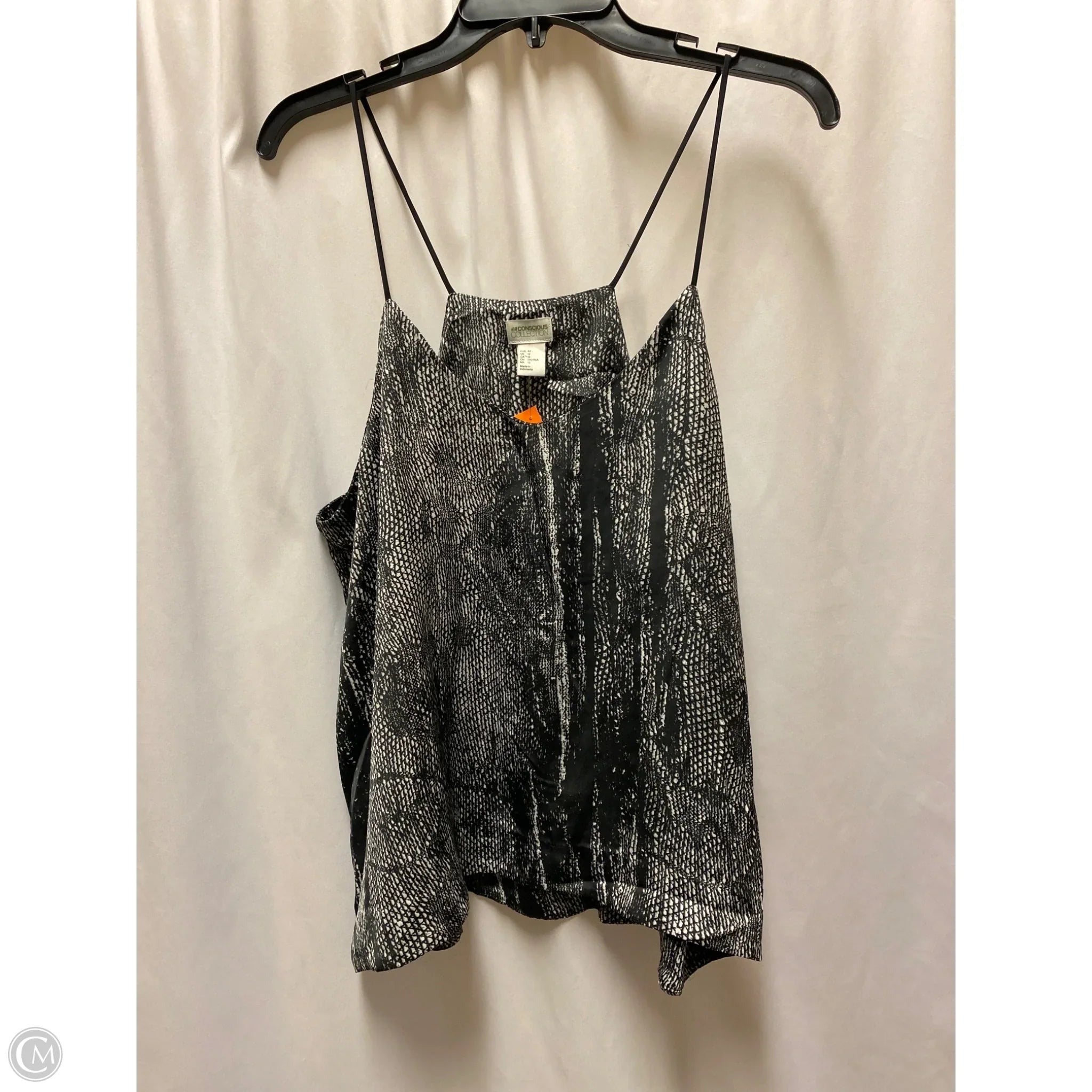 Tank Top By H&m In Black, Size: L