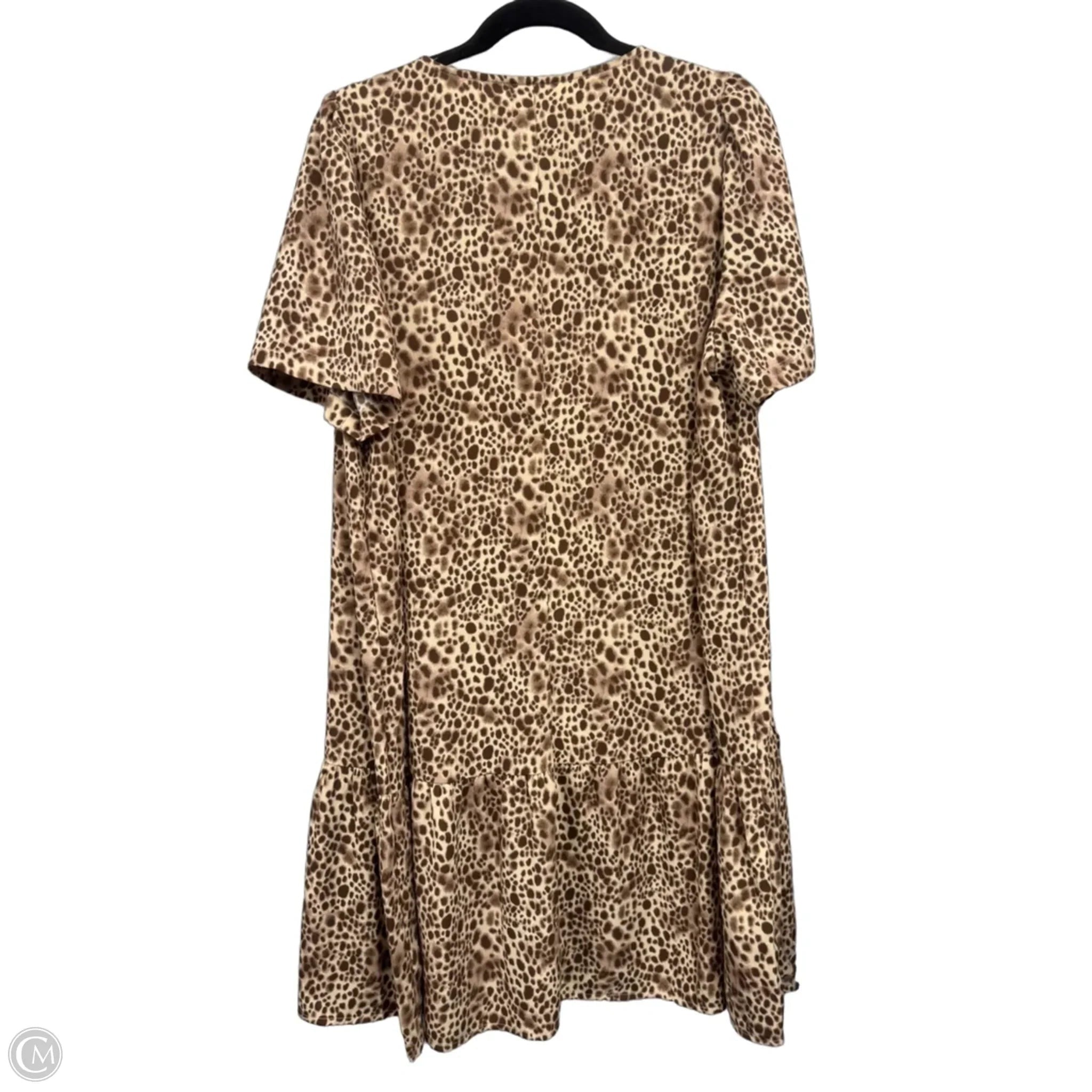 Dress Casual Short By A New Day In Animal Print, Size: Xl