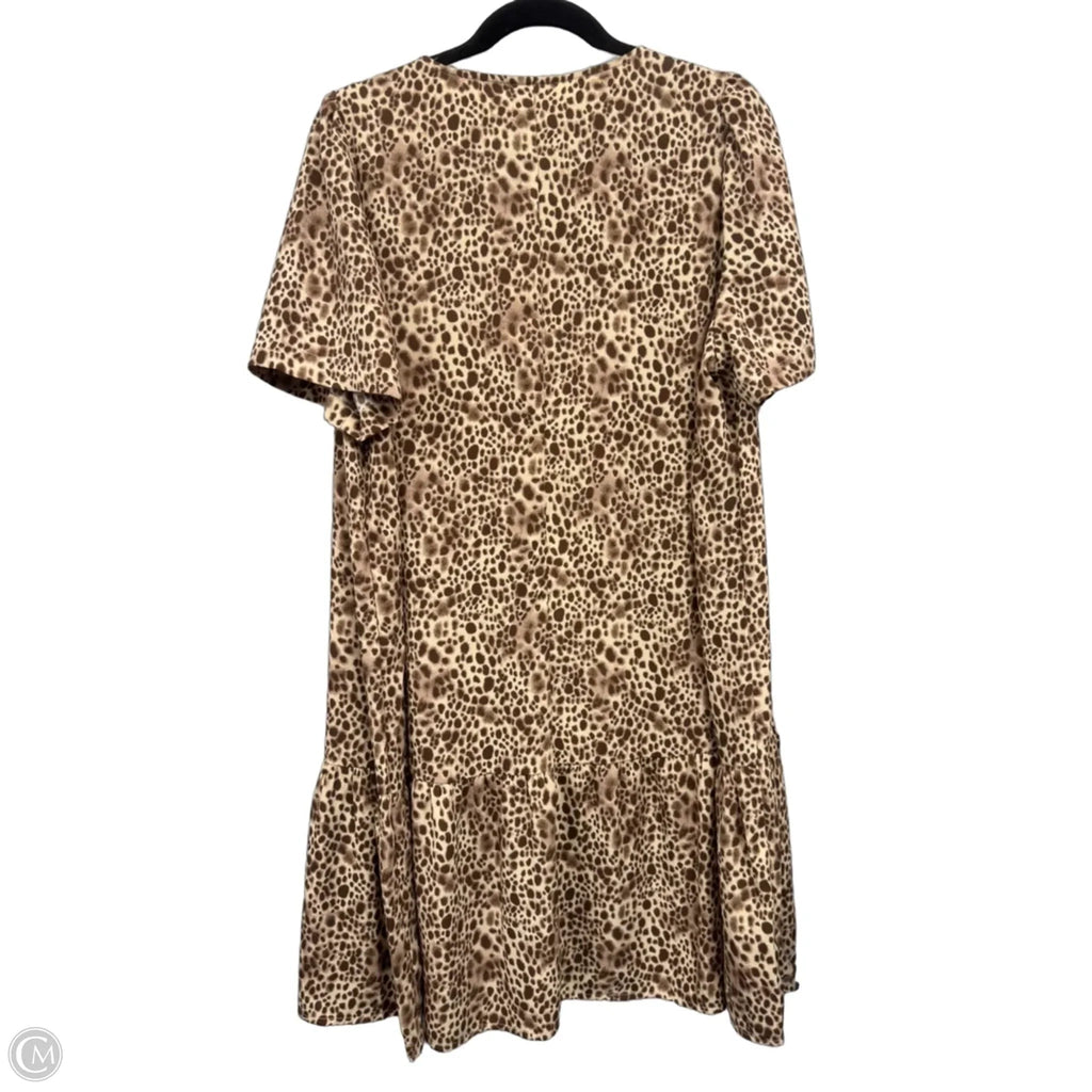Dress Casual Short By A New Day In Animal Print, Size: Xl