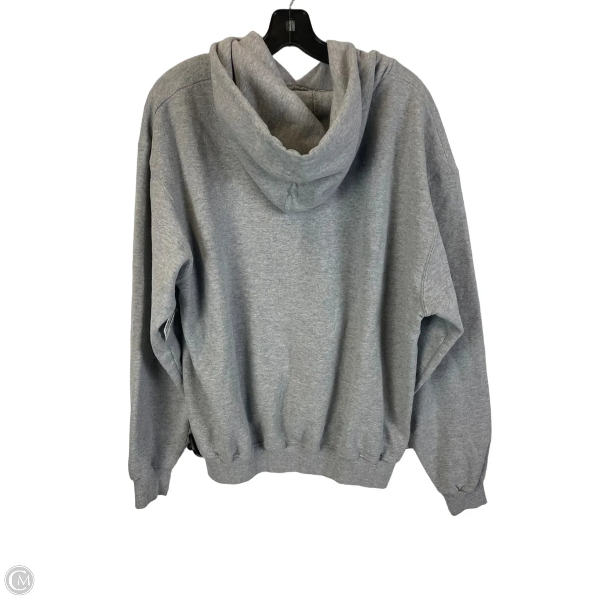 Sweatshirt Hoodie By Champion In Grey, Size: Xl