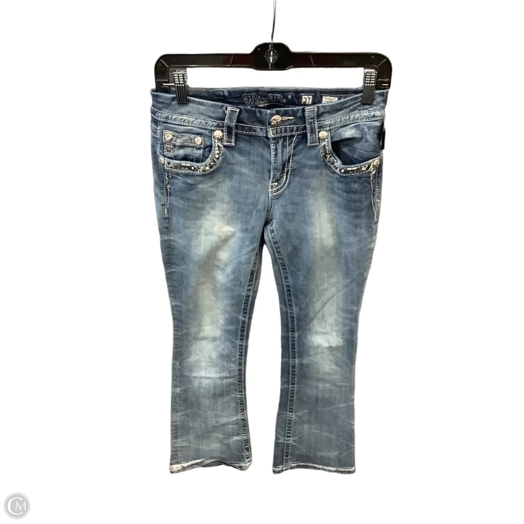 Jeans Boot Cut By Miss Me In Blue Denim, Size: 4
