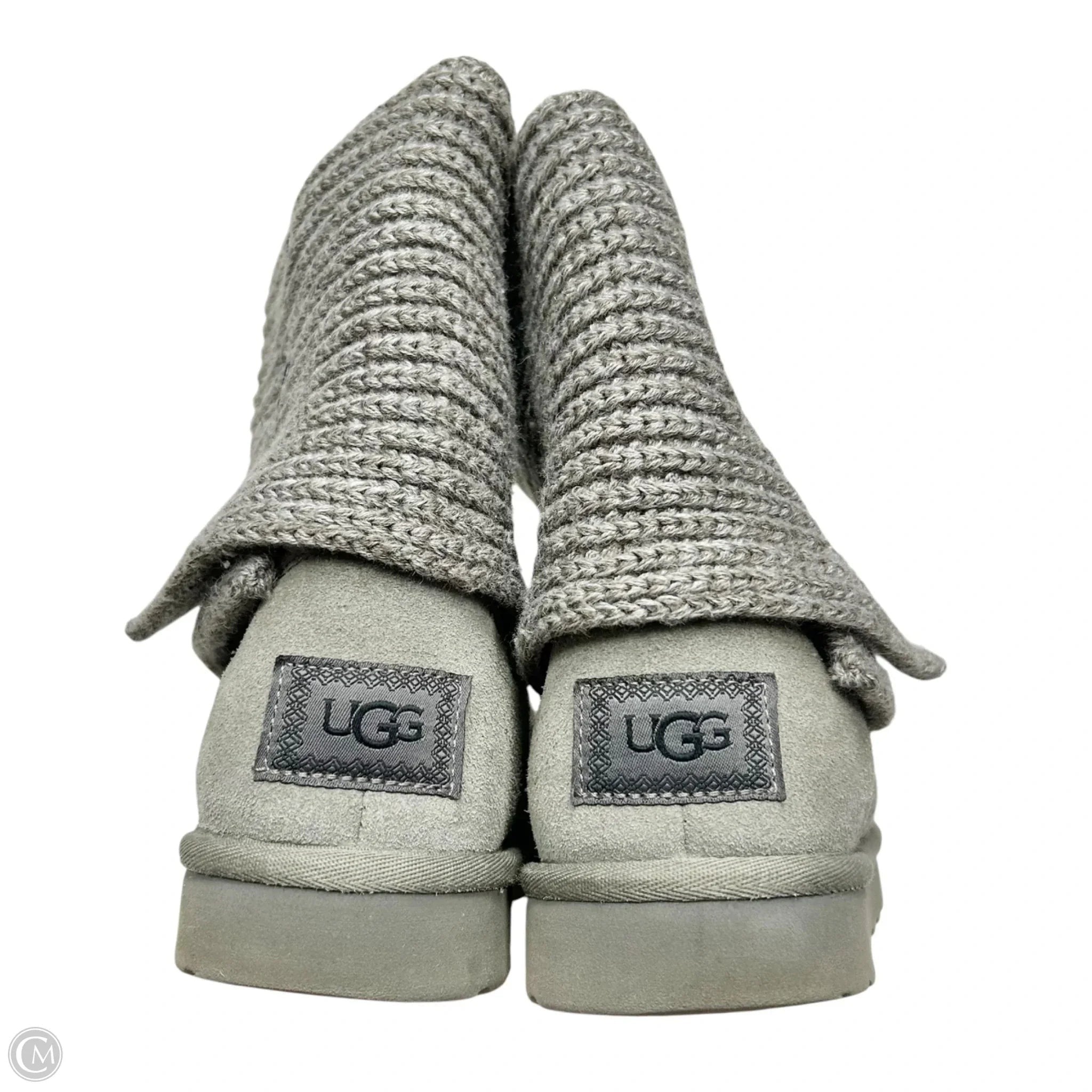 Boots Designer By Ugg In Grey, Size: 6