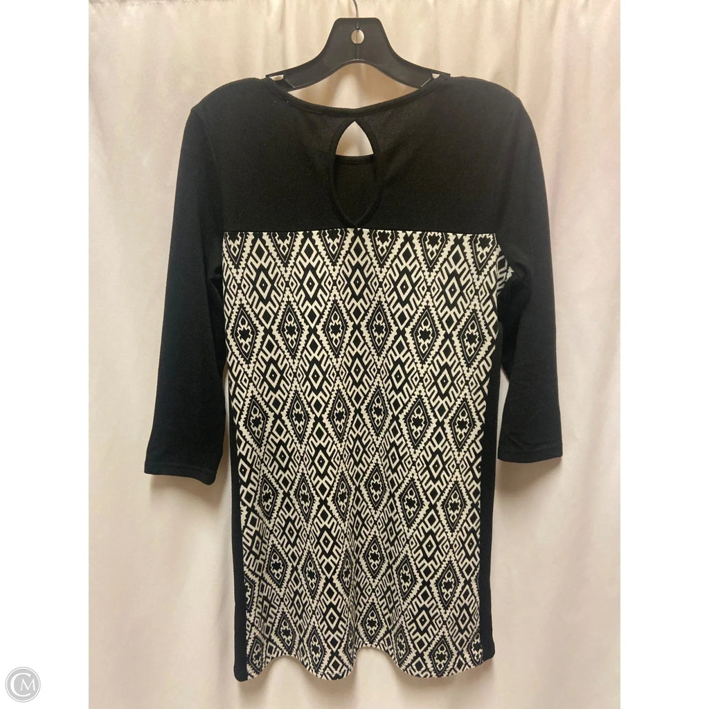 Dress Casual Midi By Clothes Mentor In Black, Size: M