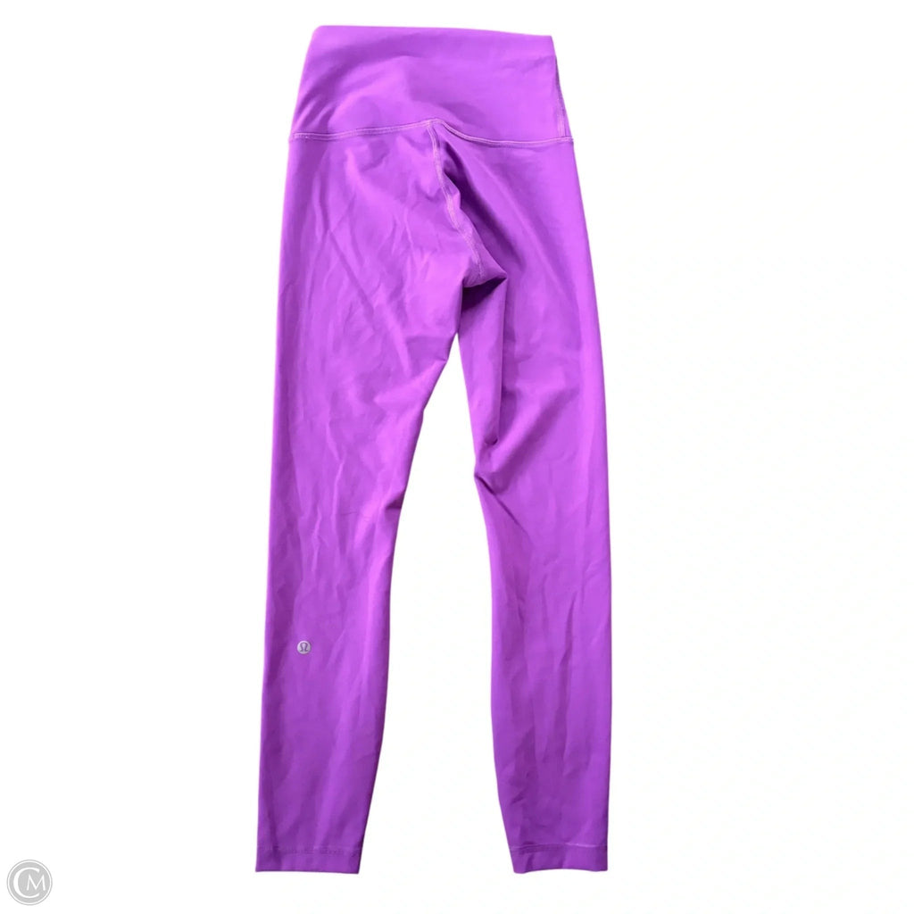 Athletic Leggings By Lululemon In Purple, Size: S