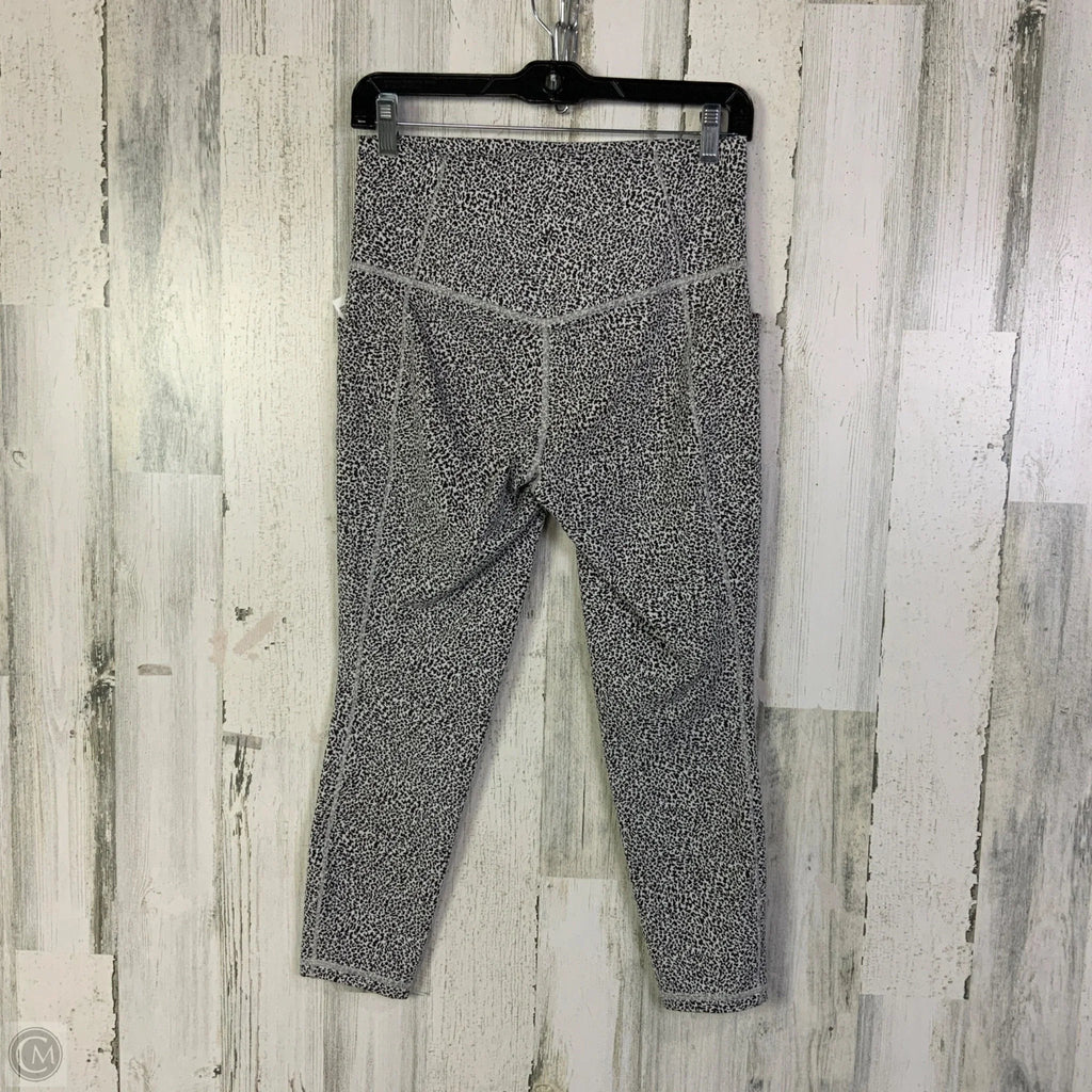 Athletic Leggings By Athleta In Black & White, Size: M