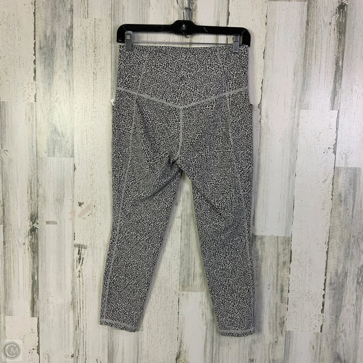 Athletic Leggings By Athleta In Black & White, Size: M