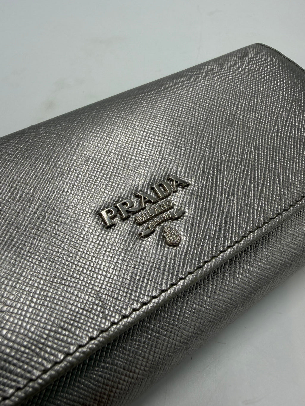 Prada Saffiano Continental Flap Luxury Wallet