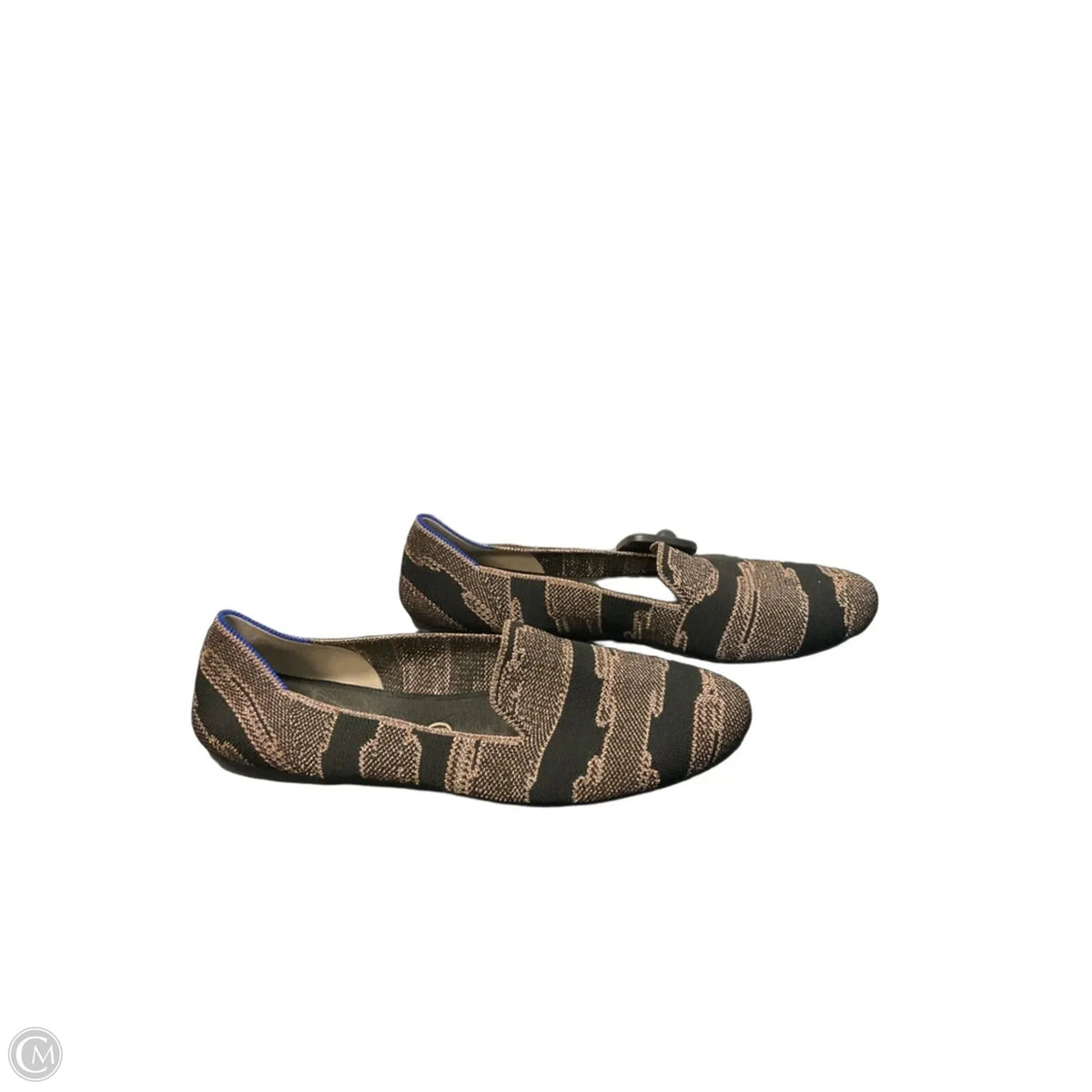 Shoes Flats By Rothys In Black & Pink, Size: 11.5