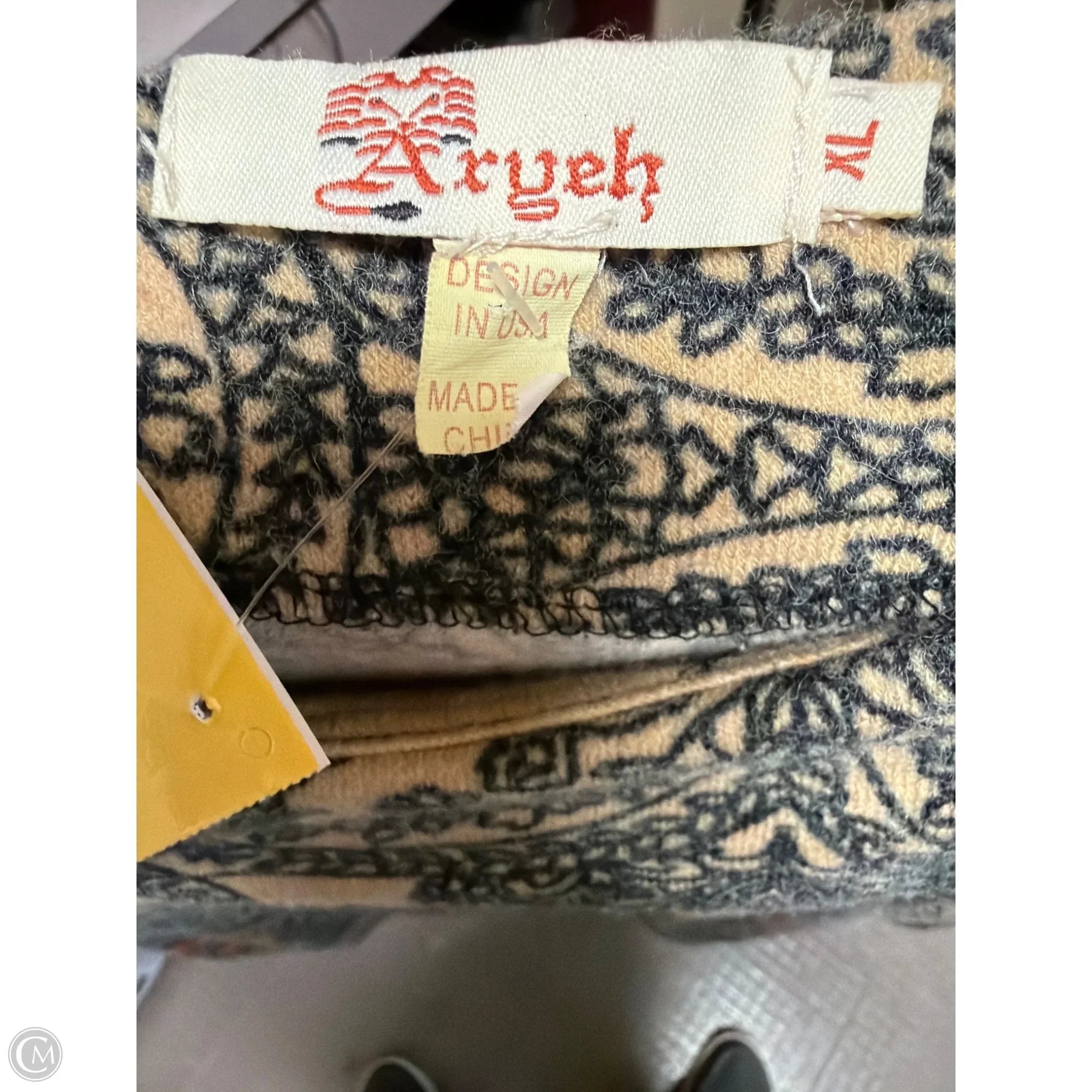 Dress Casual Midi By Aryeh In Tan, Size: Xl