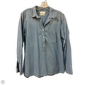 Top Long Sleeve By J. Crew In Blue Denim, Size: L