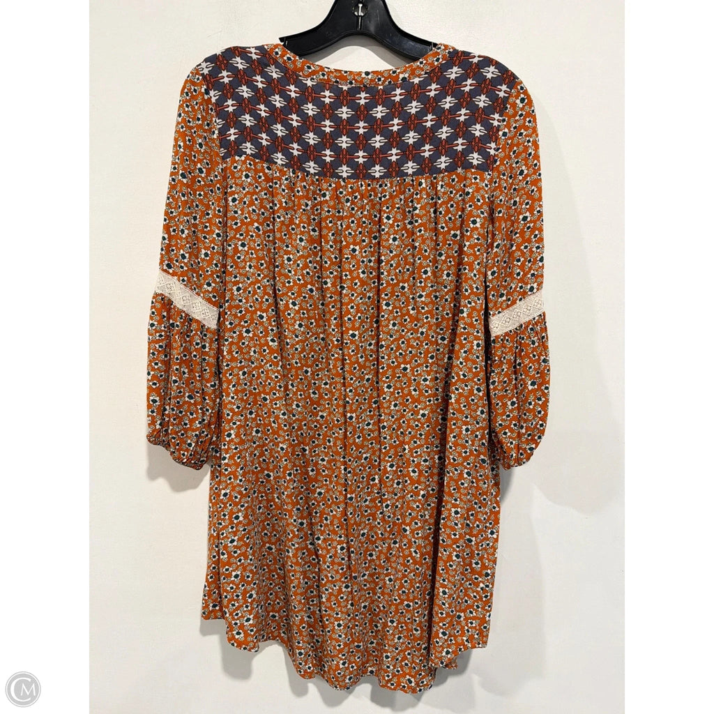 Top Long Sleeve By Umgee In Orange, Size: S