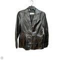 Jacket Leather By Valerie Stevens In Black, Size: S