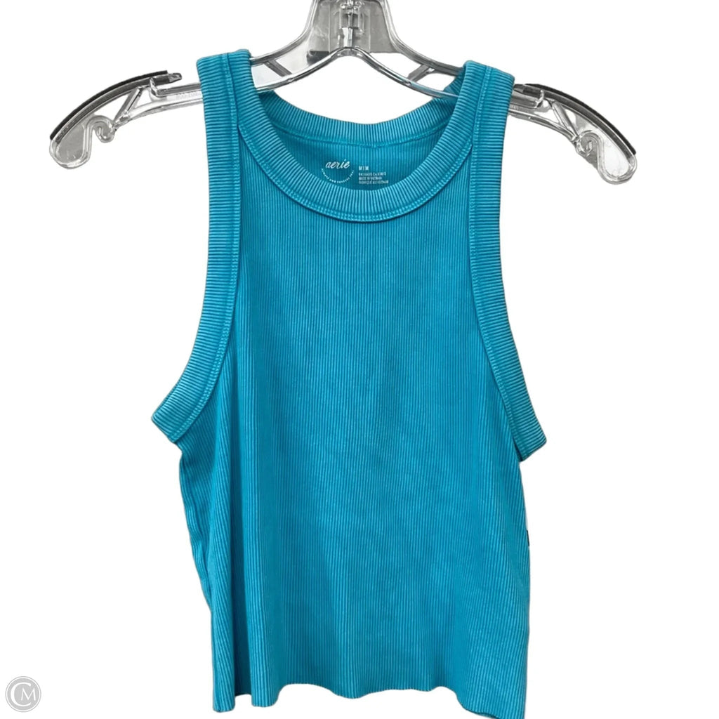 Top Sleeveless Basic By Aerie In Blue, Size: M