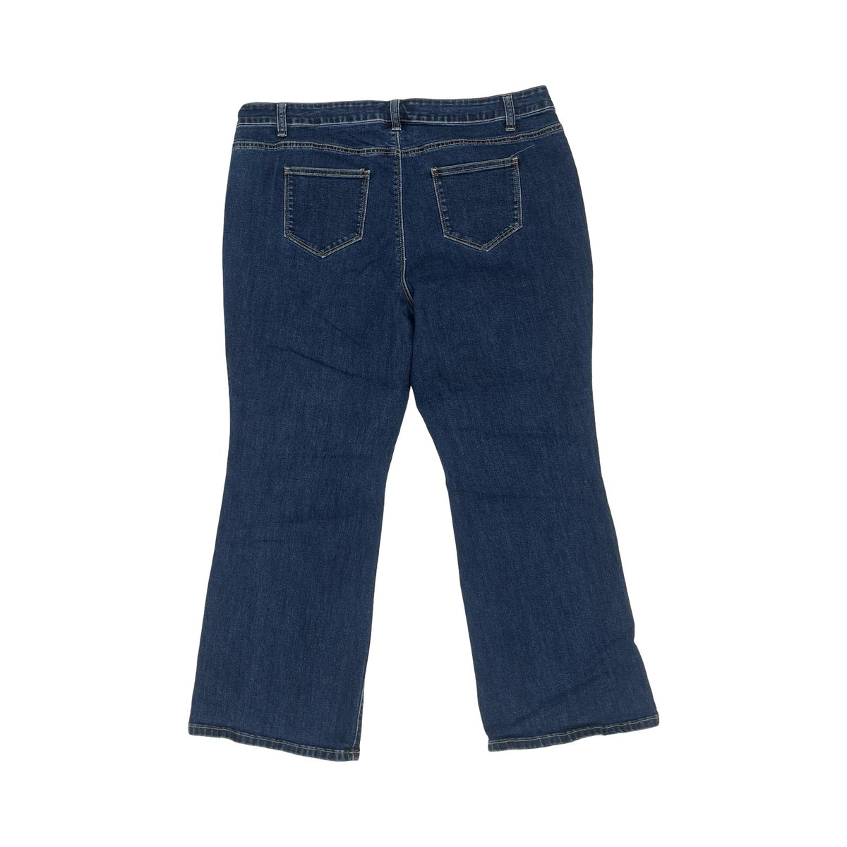 Jeans Boot Cut By Woman Within In Blue Denim, Size:22