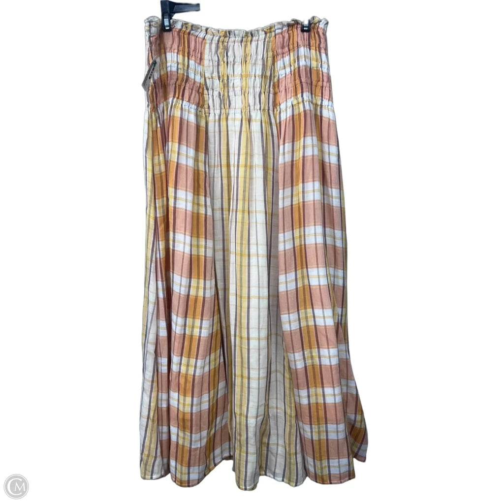Skirt Maxi By Lucky Brand In Yellow, Size: S