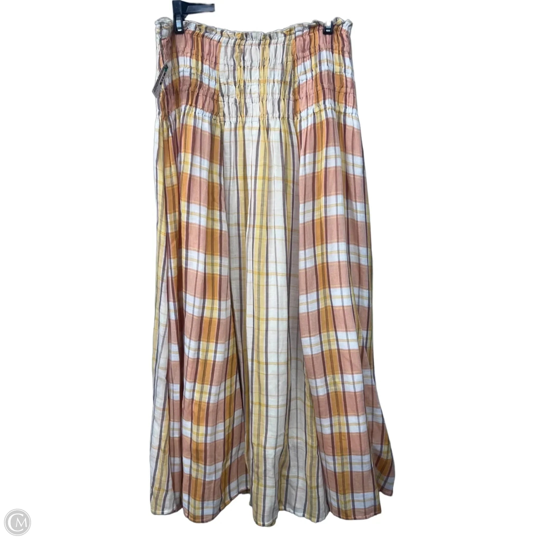 Skirt Maxi By Lucky Brand In Yellow, Size: S